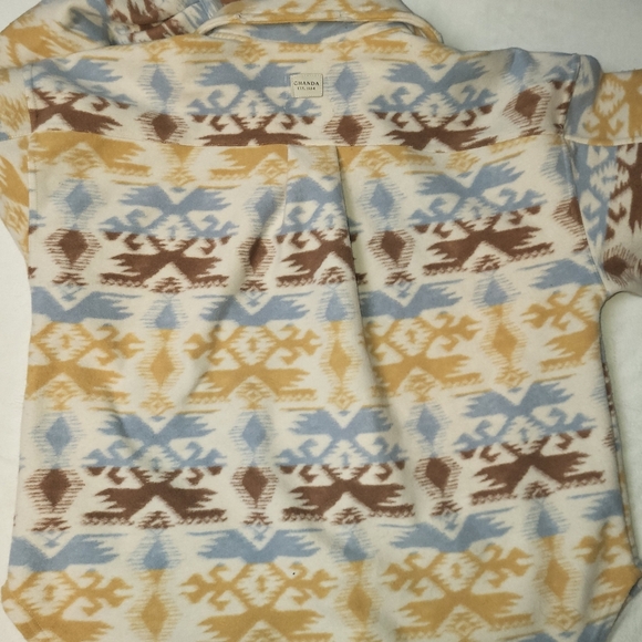Ghanda Nevada Shacket Women's Size Medium Oversized Aztec Heavy - Picture 3 of 10